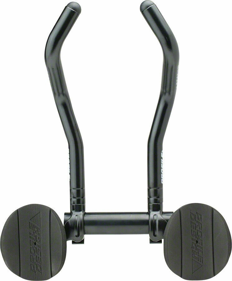 Profile Design Legacy II Aluminum Aerobar + ZB Bracket + Venturi Armrest Black
