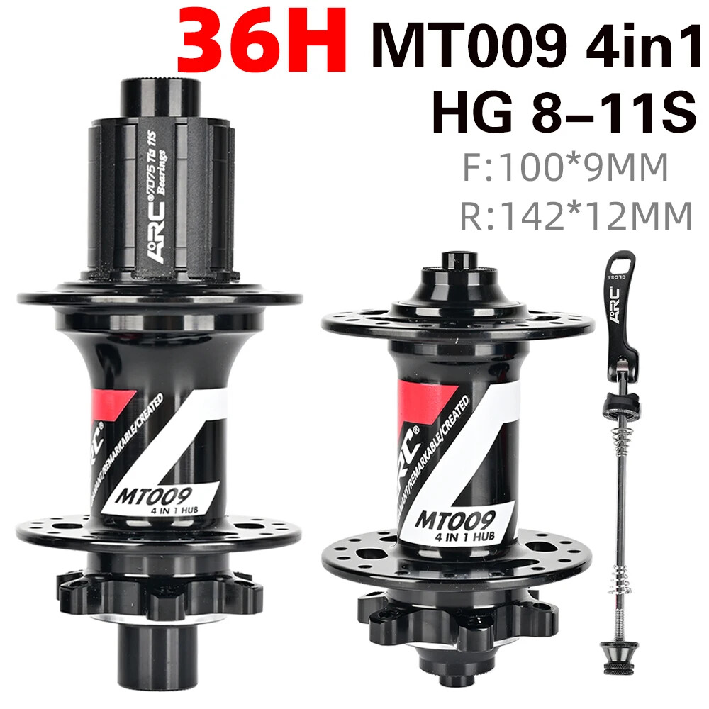 ARC Bicycle Front Rear Hub For HG XD MS Mountain Bike 36 Holes 6 pawl 114T Noise