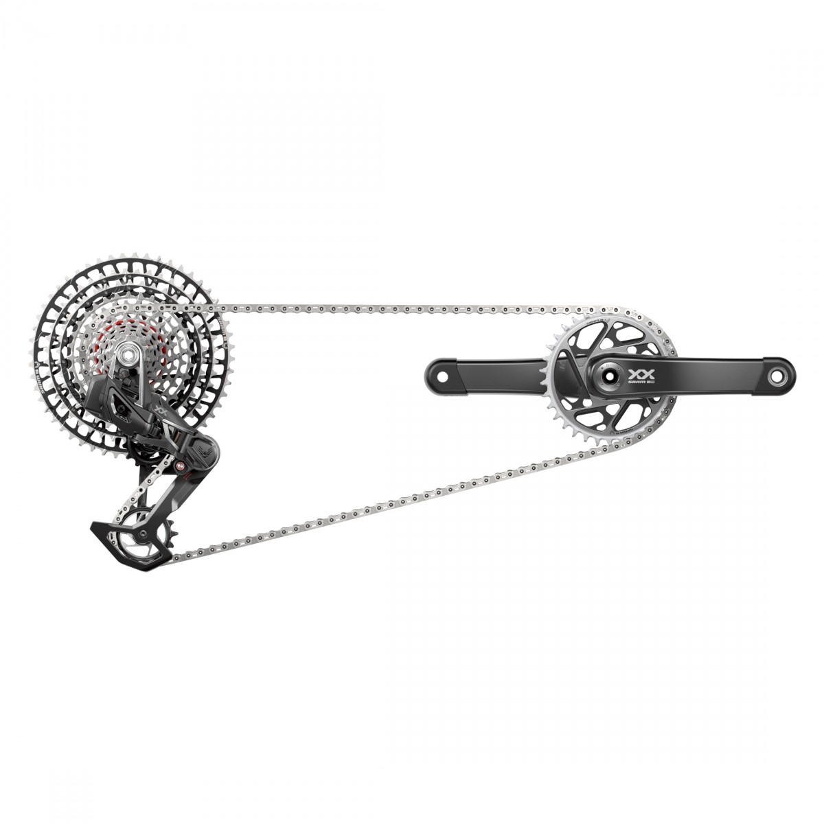 Sram XXSL Eagle T-Type AXS DUB Groupset 170×34 DUB Black