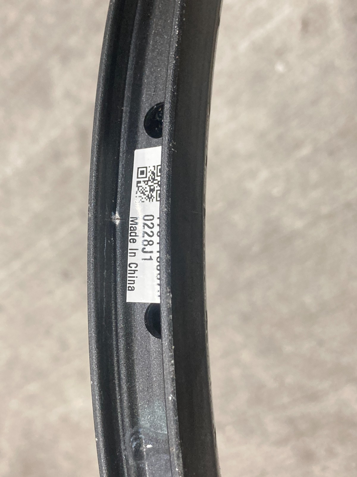 CLEAN Alienation 20in Aluminum BMX Rims 451×14.9mm 36 Spoke Hole Black Pair