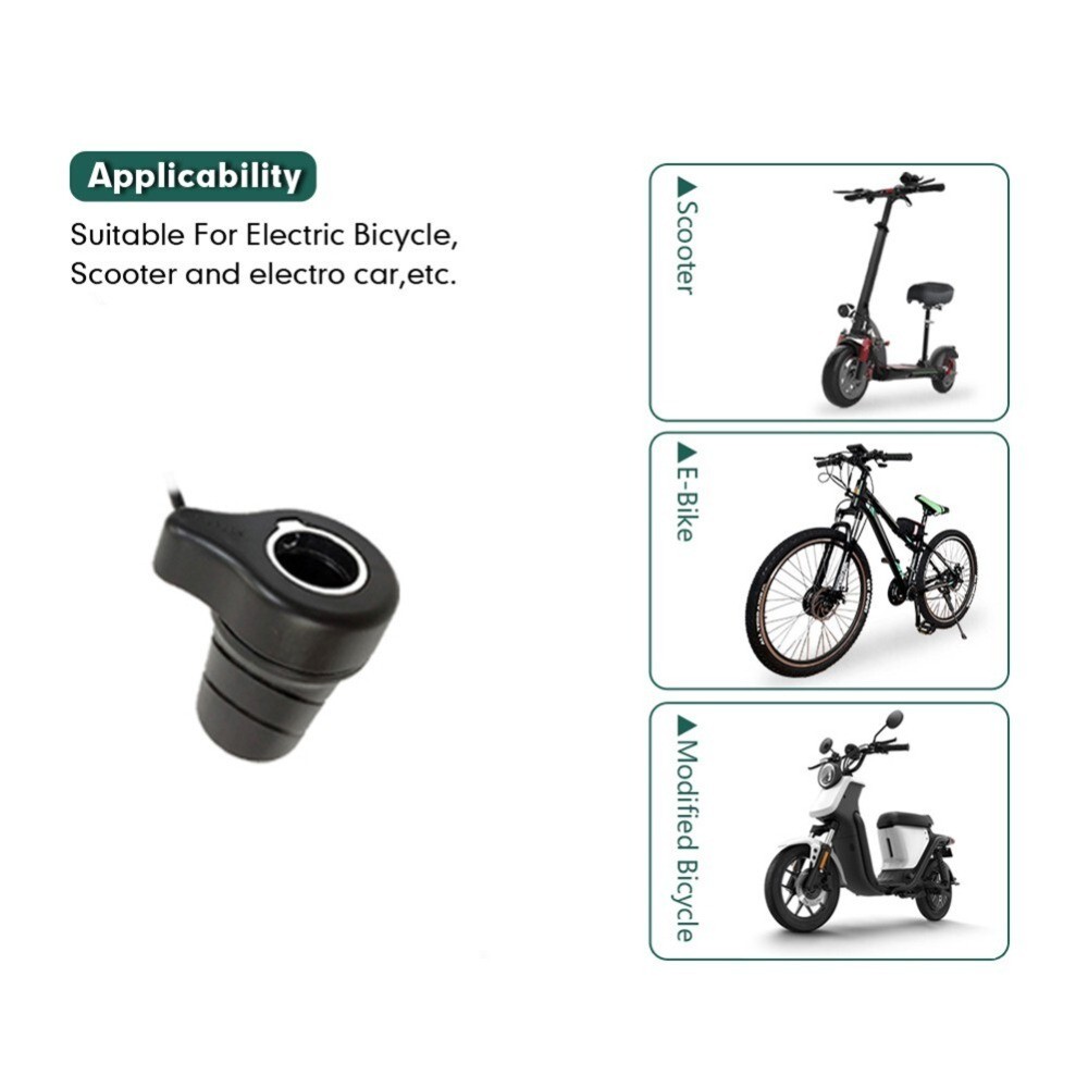 E-Mountain Bike Twisting Throttle Black Conversion Kit Electric Bicycle Kit
