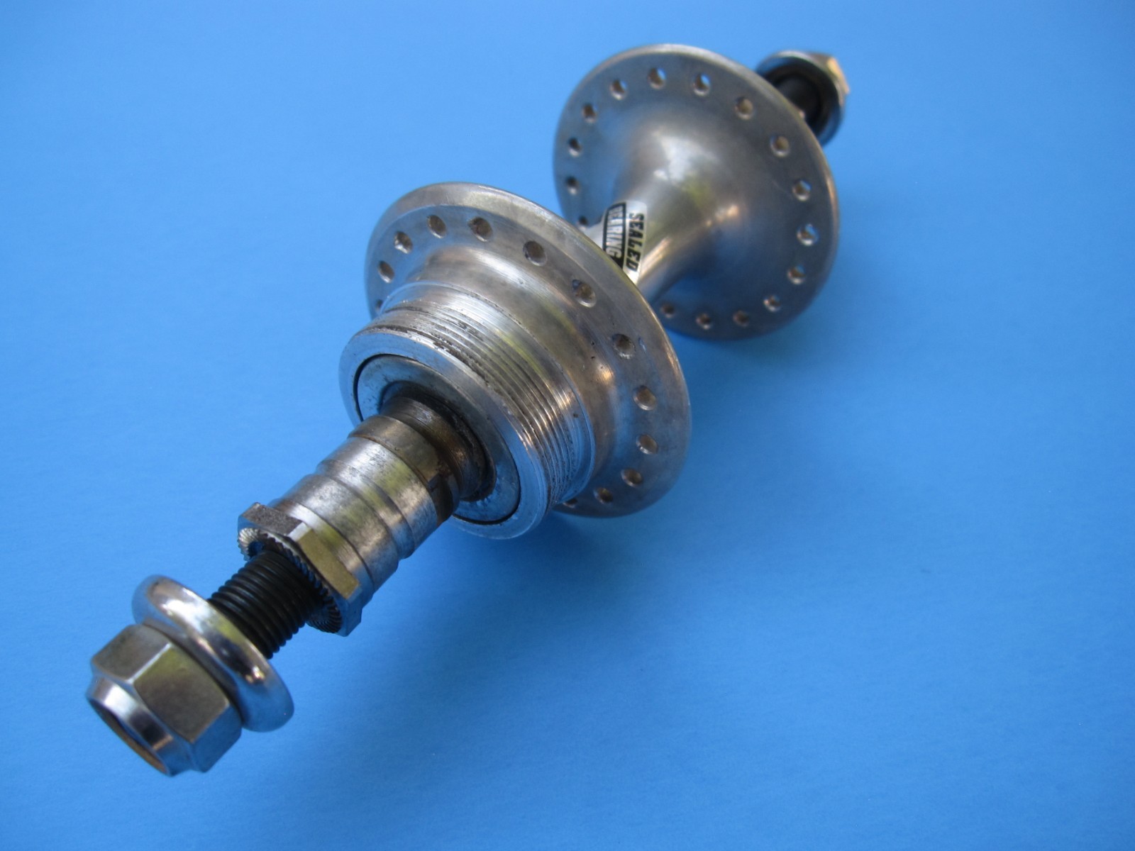 vintage Suntour Sealed Bearing hubs, 36-hole, nutted, 100/130mm spacing, 1980s