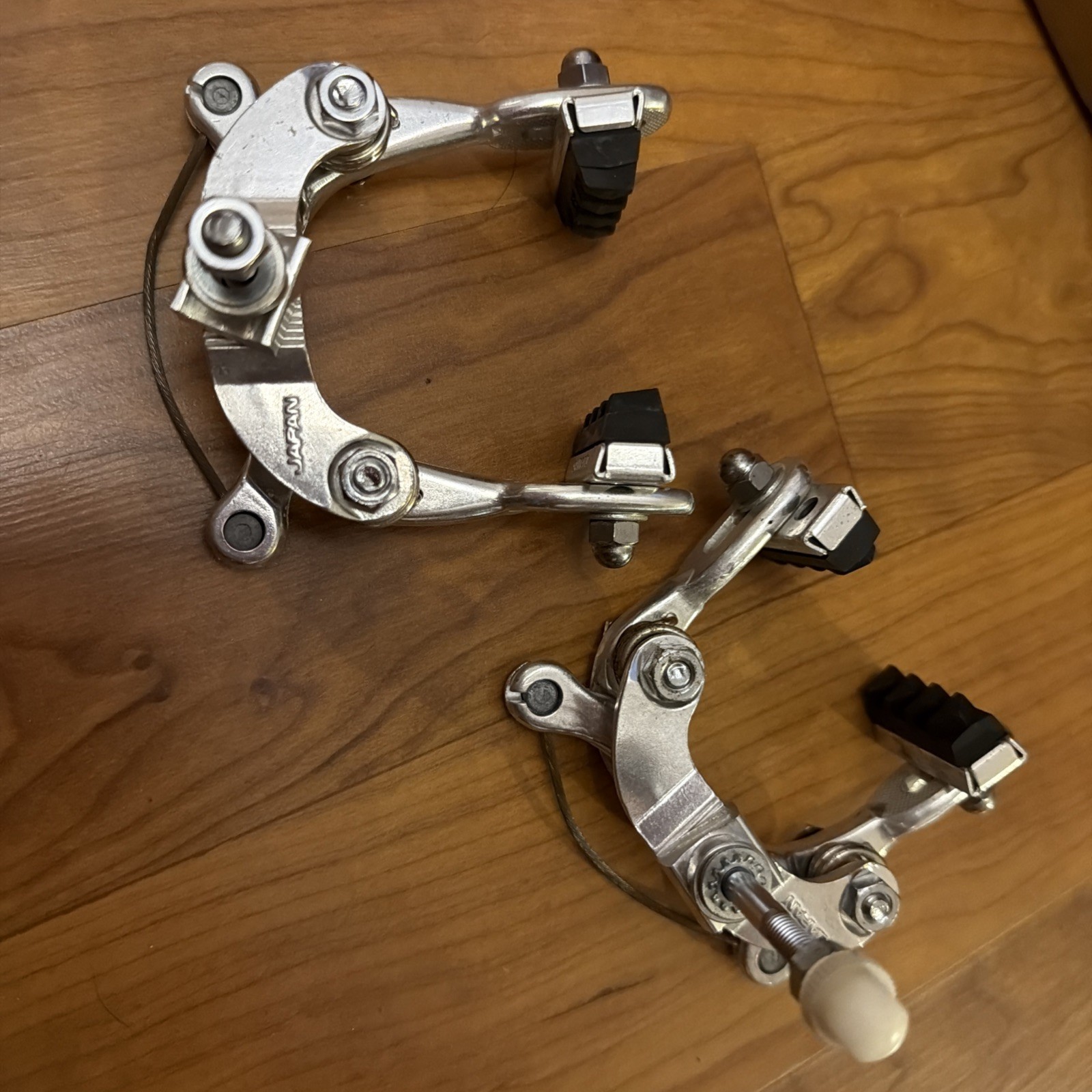 Vintage Shimano Tourney Centerpull Brake Calipers Front Rear Set Alloy Japan