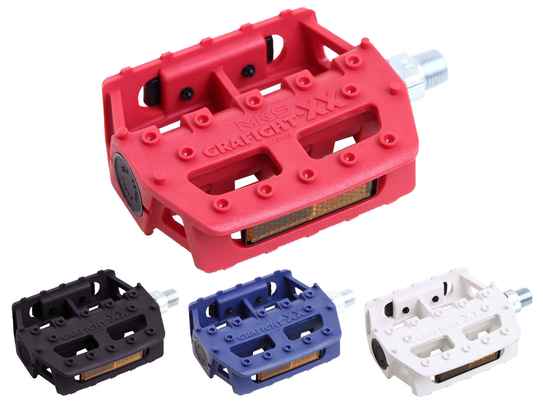 MKS Grafight XX Pedals Black 9/16