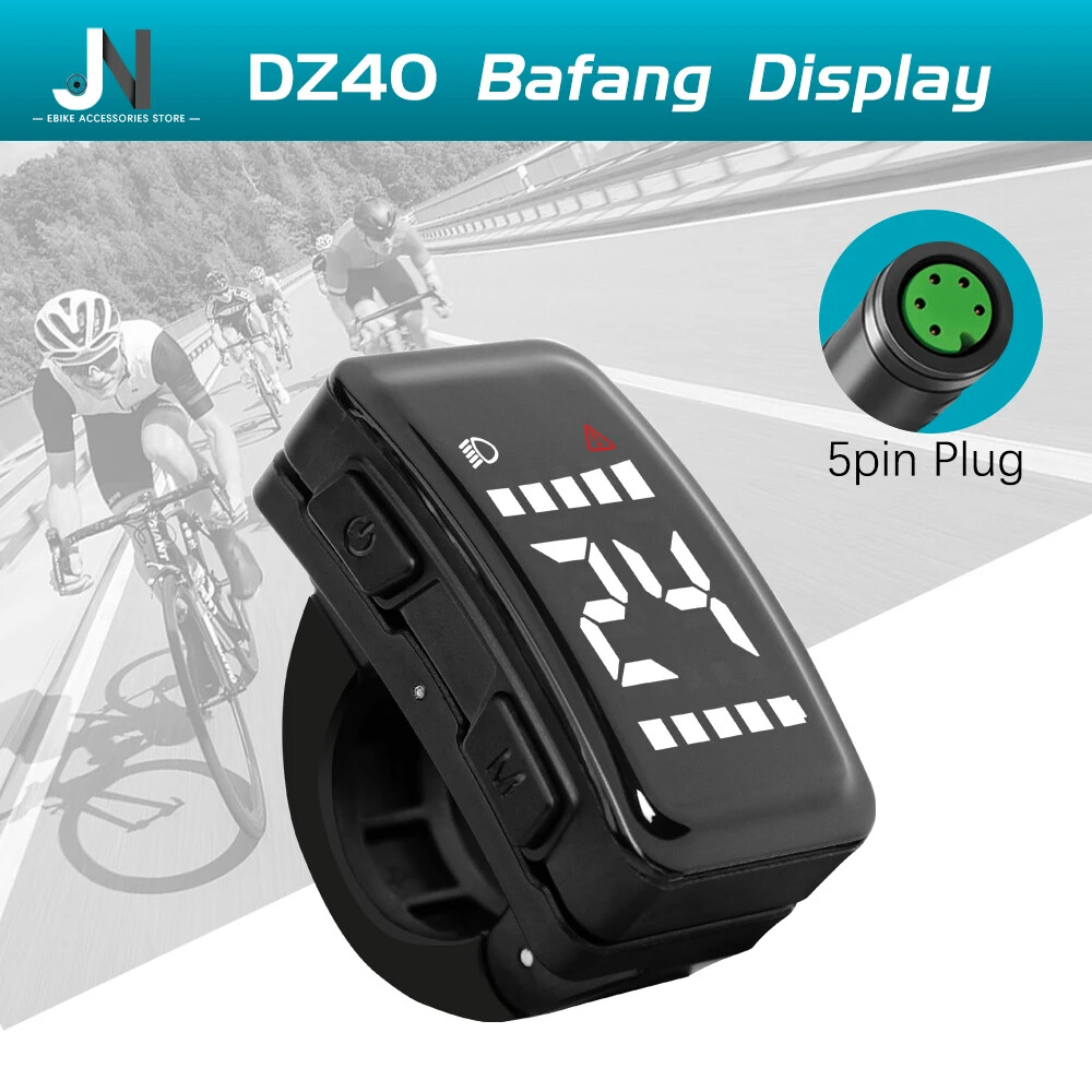 DZ40 Ebike LCD Display 5PIN Waterproof for Mid Drive Motor Kit 36/48V with UART
