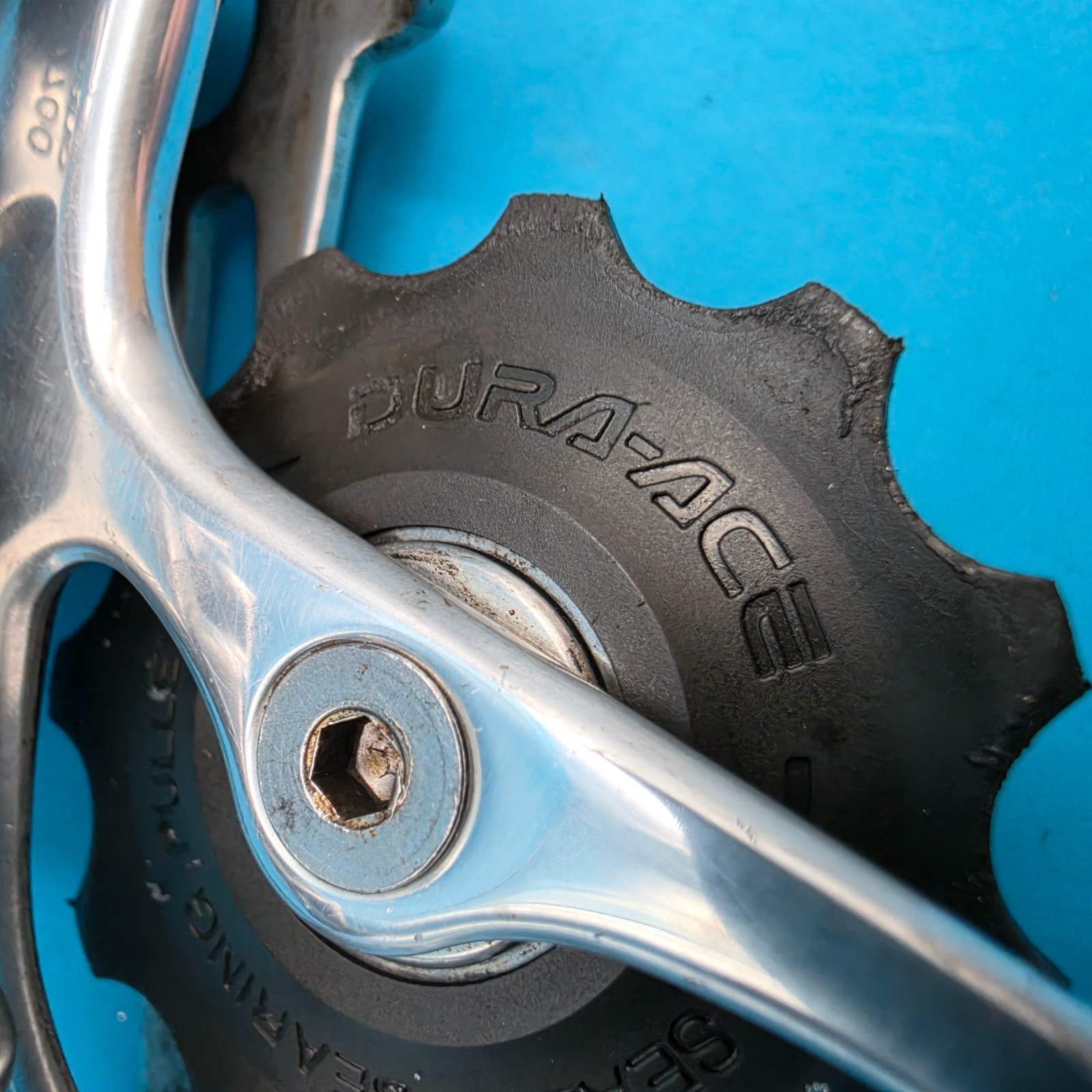 Shimano Dura Ace RD-7700 9 Speed Short Cage Rear Derailleur Double 2x9sp g6