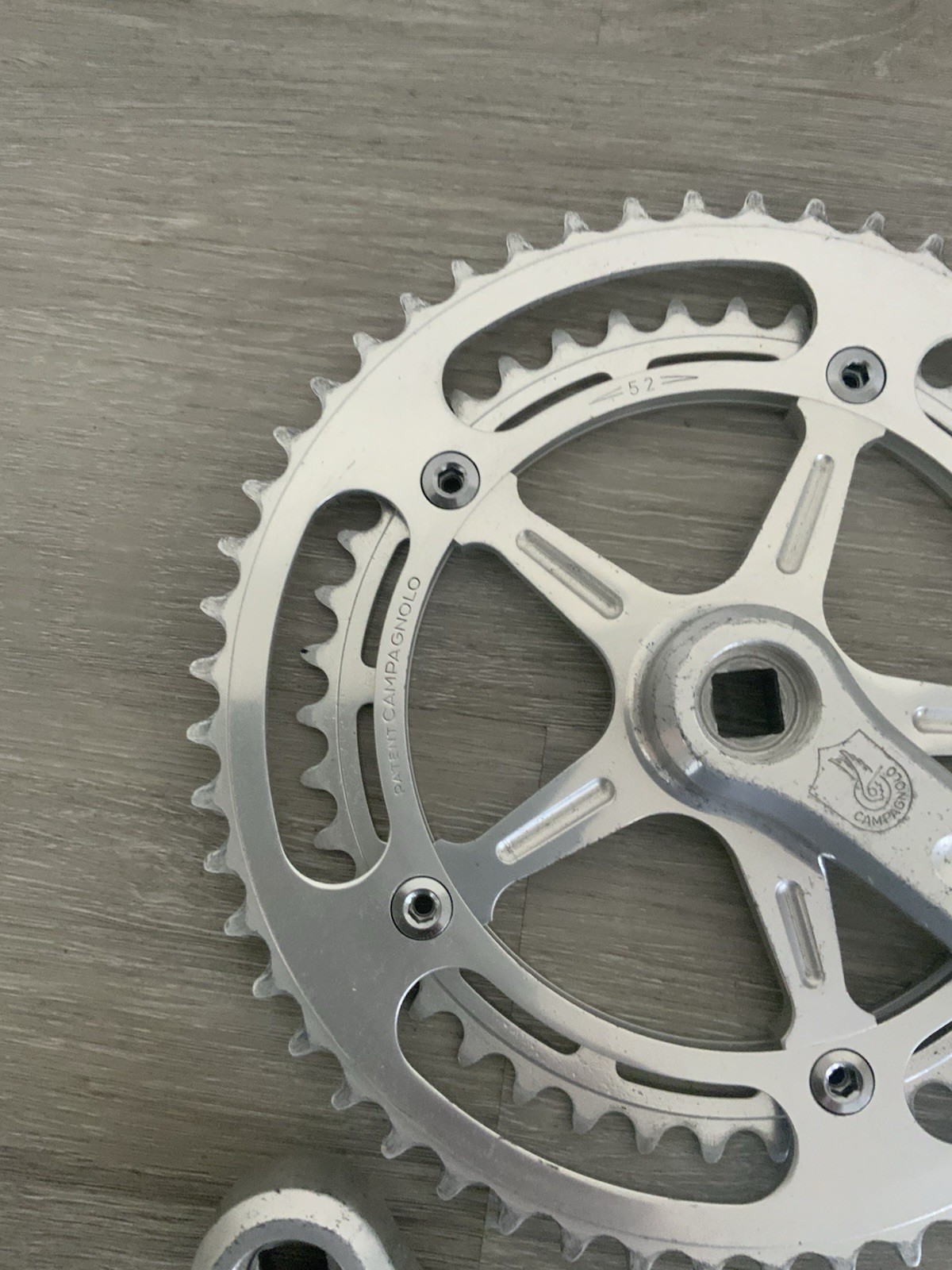 CAMPAGNOLO RECORD CRANKSET DOUBLE 52-42 TOOTH 170 MM ARMS