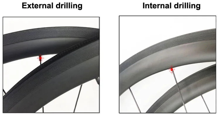 700C Road Bicycle Carbon Rim 50*25mm Clincher Disc/rim Brake 12K Glossy Ring 1pc