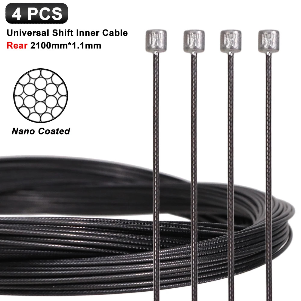MTB Bike Brake Shift Cable Set Nano Coated Stainless Steel Road Bicycle