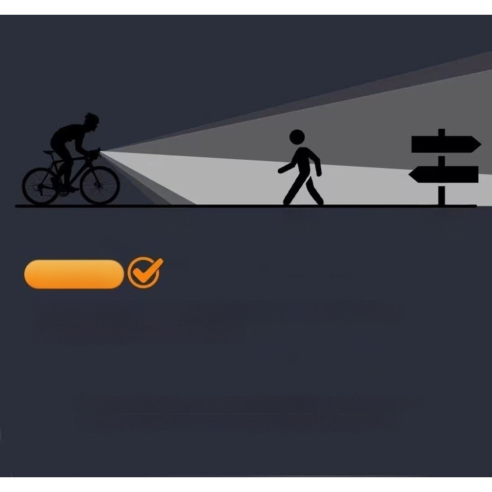 Bicycle Front Light Solar USB Rechargeable Smart Display For battery Level