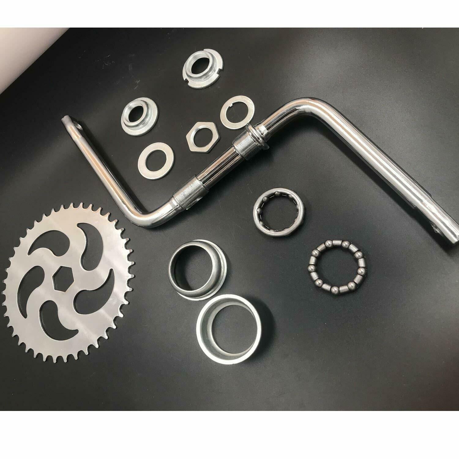 CDHPOWER 2»Cup Wide Pedal Crank Kit One-Piece Crank for 2 Stroke 4 Stroke Motor