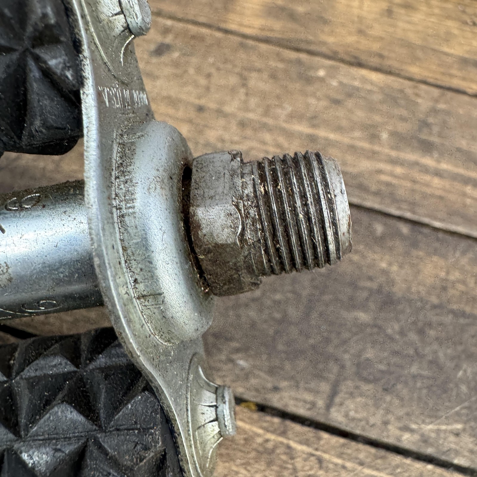 Vintage Schwinn Approved Bike Pedal RIGHT ONLY Single 9/16 Black Cruiser 365g
