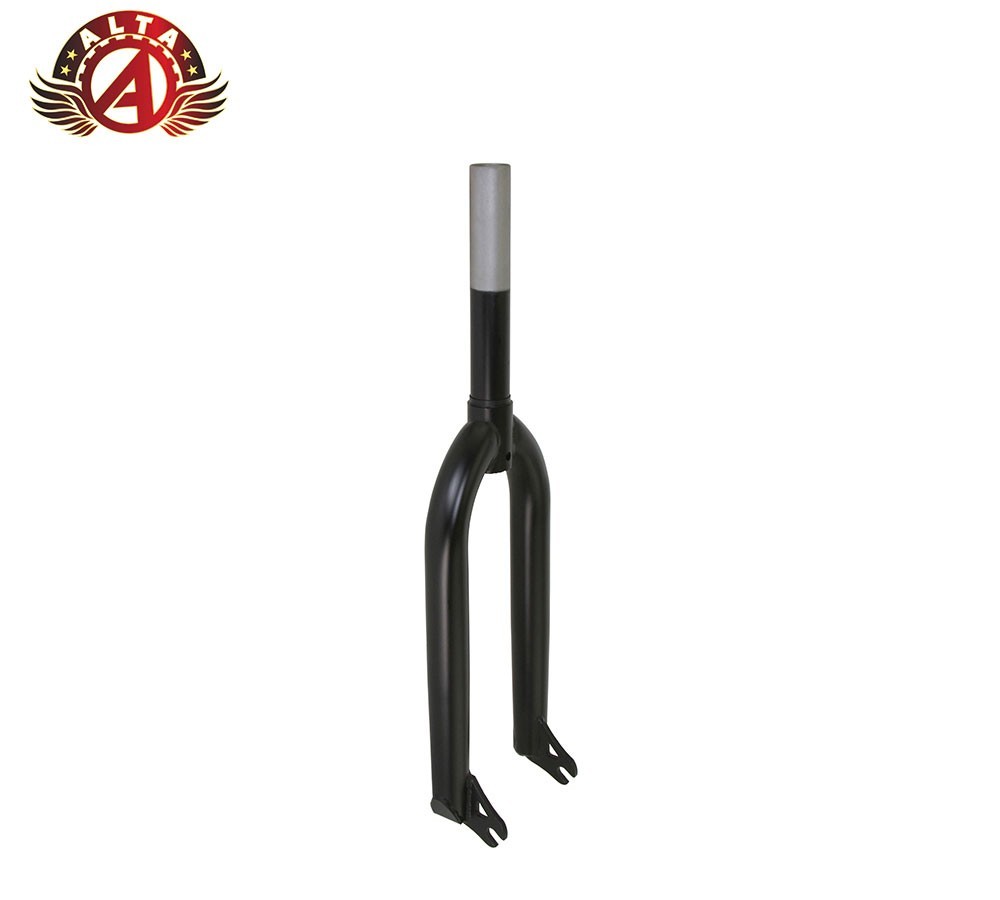 ALTA 20 Inch BMX Bike Fork Black Chromoly 1-1/8 Threadless 3/8 Axle Caliper.