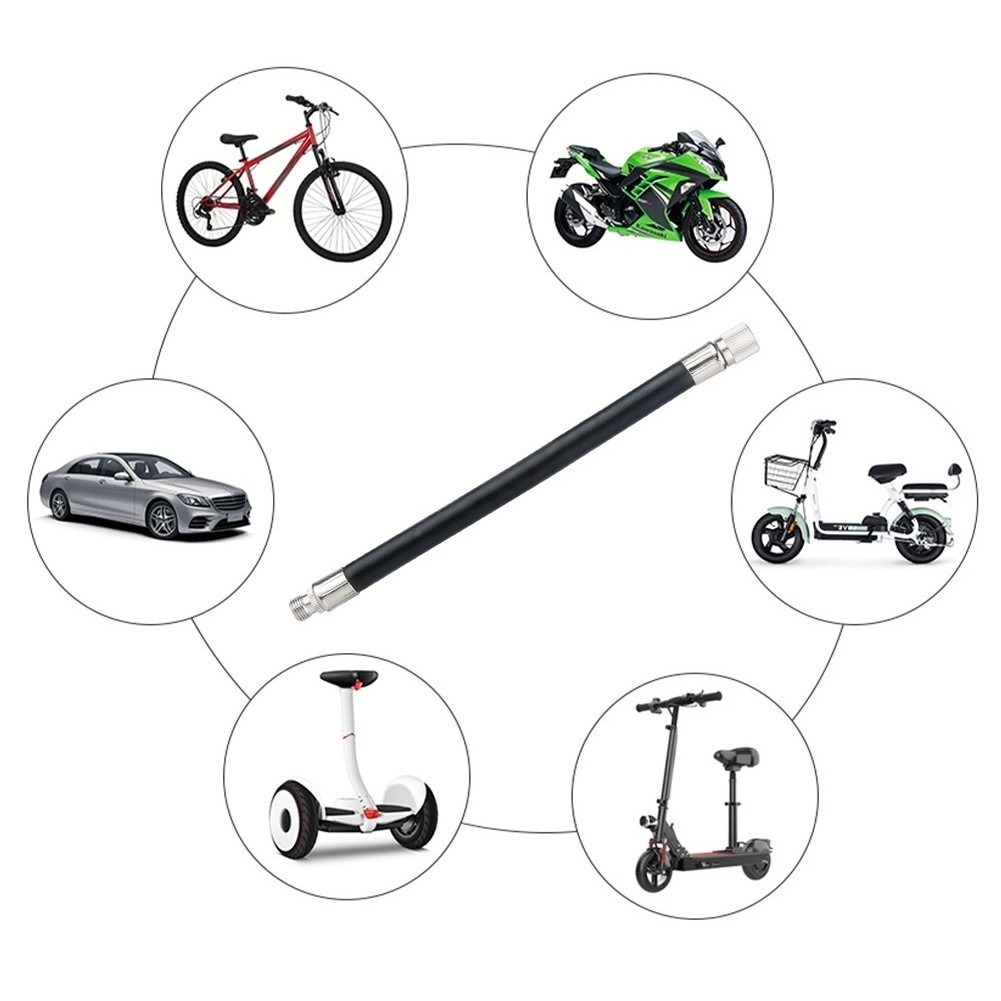 16cm For PRESTA Pump Extension Tube with Brass Connector for Bicycle Inflation
