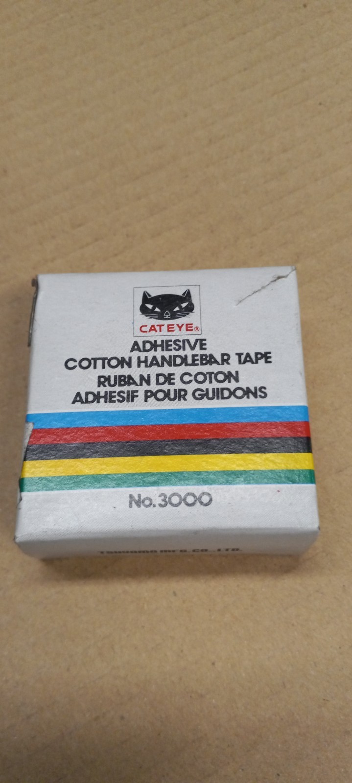 Vintage Cateye Adhesive Cotton Handlebar Tape NOS Navy Blue
