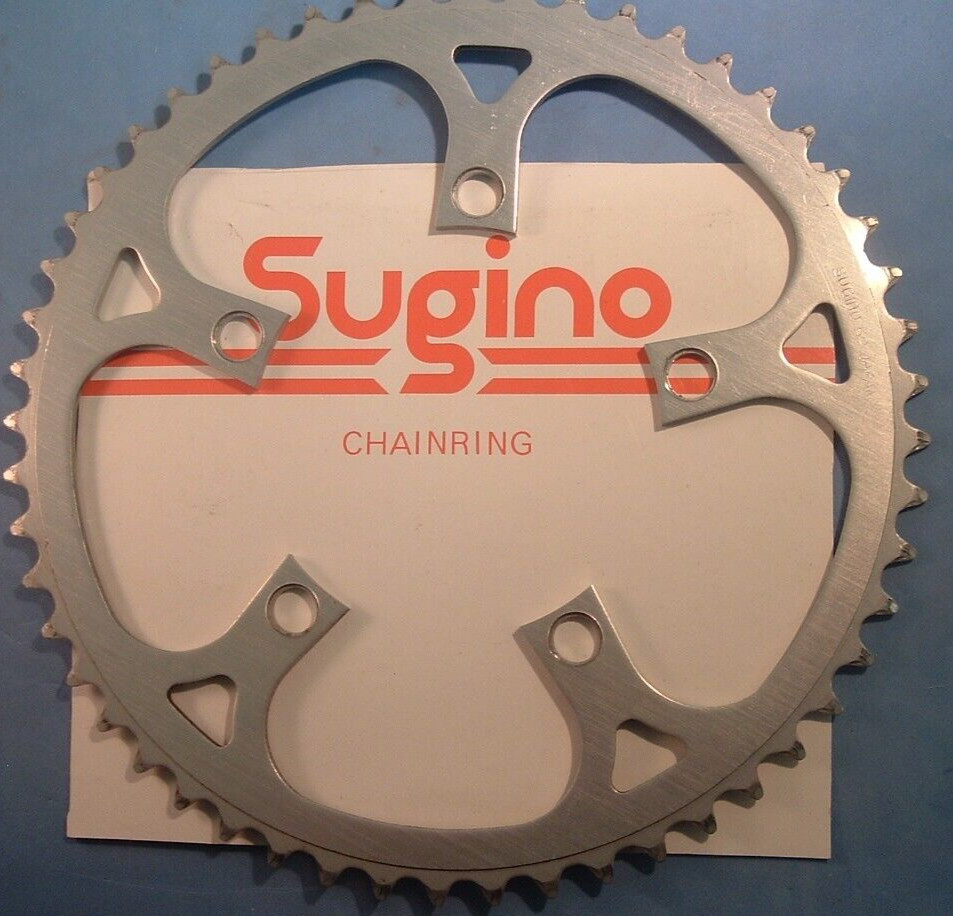 Sugino Japan 52Tx 110BCD Alloy Road/MTB Chainring-Vintage- 5 to 9-Spd- VGC++