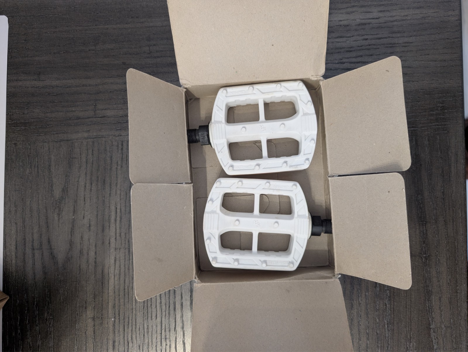NOS Vintage BMX SR Sakae SP-513 9/16″ Pedals in White Brand New RARE!!