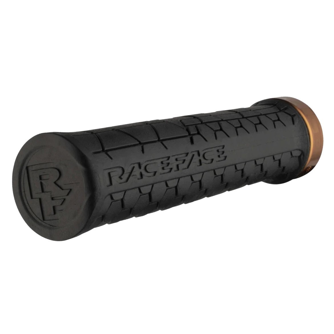 Race Face Getta Grip Lock-On Grips, 33mm, Black/Gold