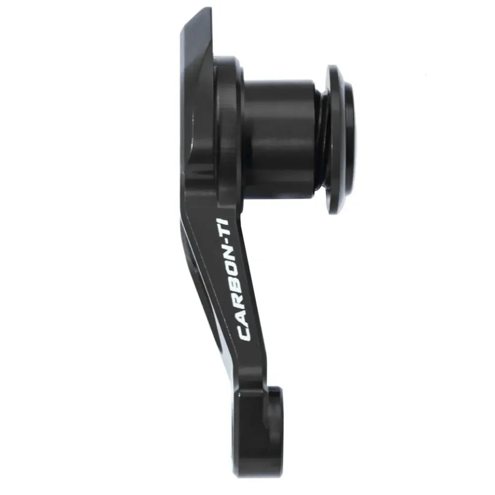 Carbon-Ti X-Hanger Shimano DM Derailleur Hanger. Matte Black