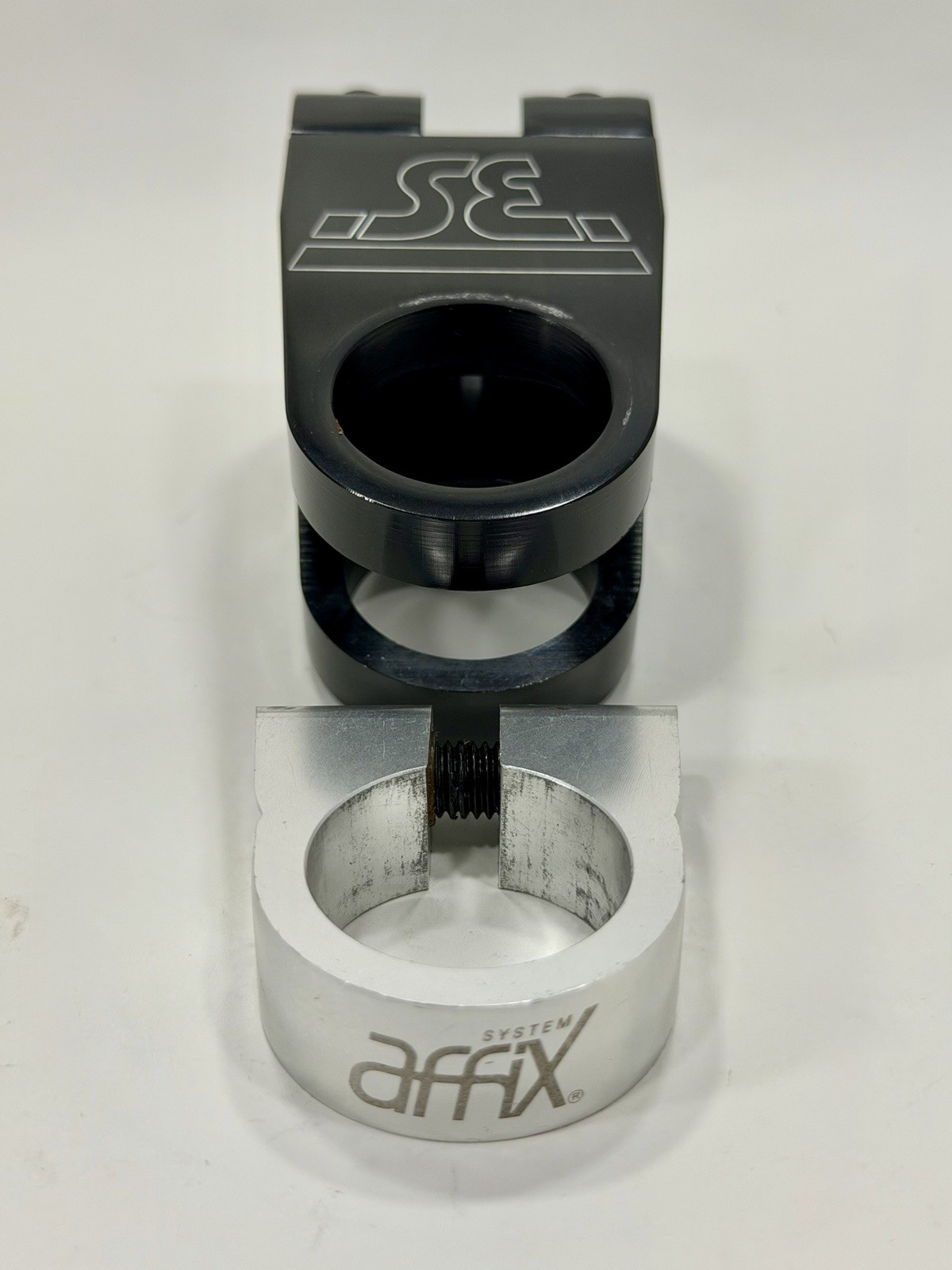 SE Bikes Strangler BMX Stem Threadless 1 1/8” Affix System Black PK Ripper Rare