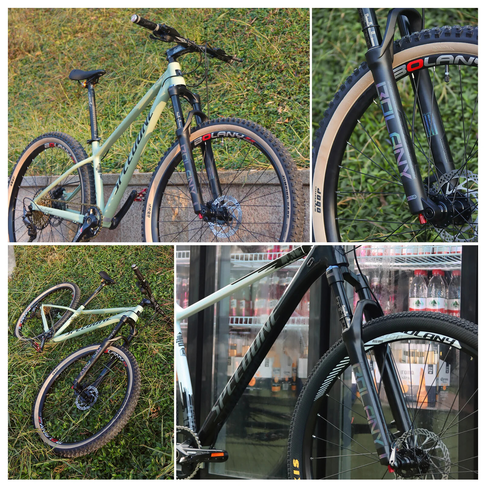 Thru Axle Rebound Adjustment Boost 29inch Mountain Bike Air Oil Suspension Forks