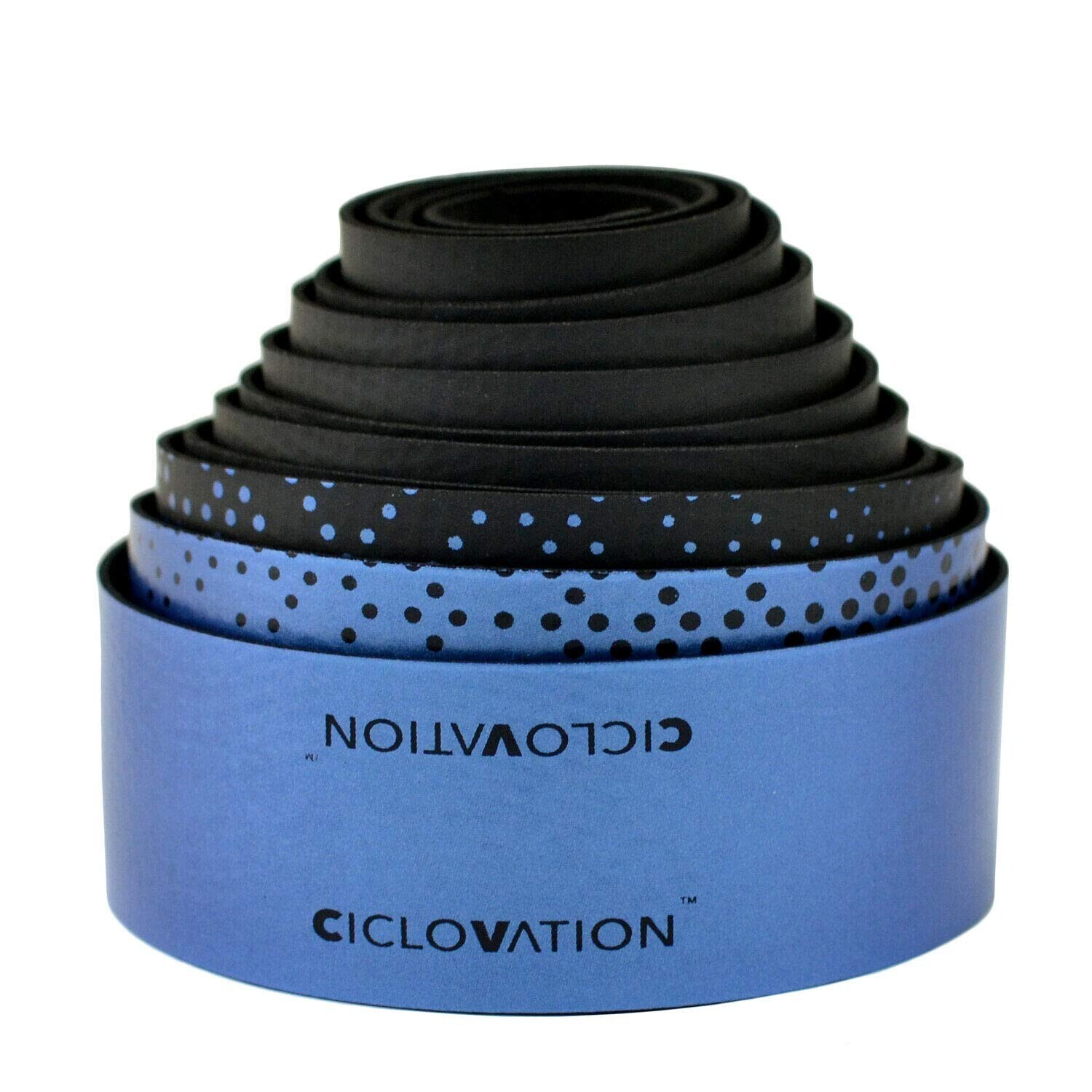 CICLOVATION Advanced Leather Touch Shining Metallic Handlebar Tape,Sapphire Blue