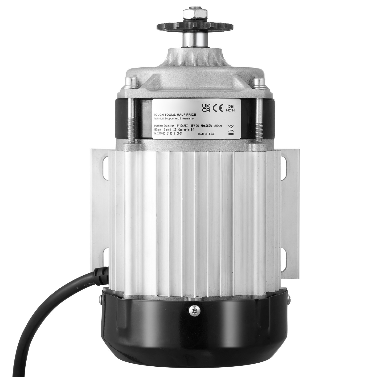 Uimoso 48V 750W Brushless DC Motor Kit with Enhanced Speed Controller, 2700 RPM