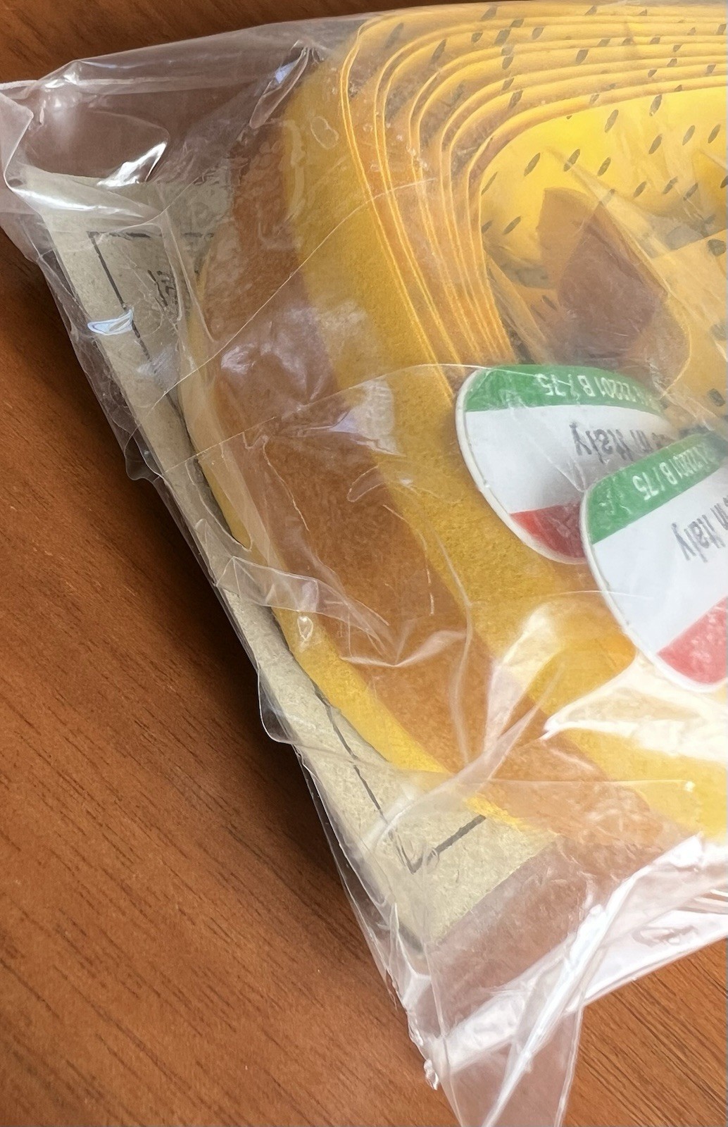 NEW/NOS Vintage Ambrosio Bike Ribbon Handlebar Tape – Yellow/Black Polka Dot