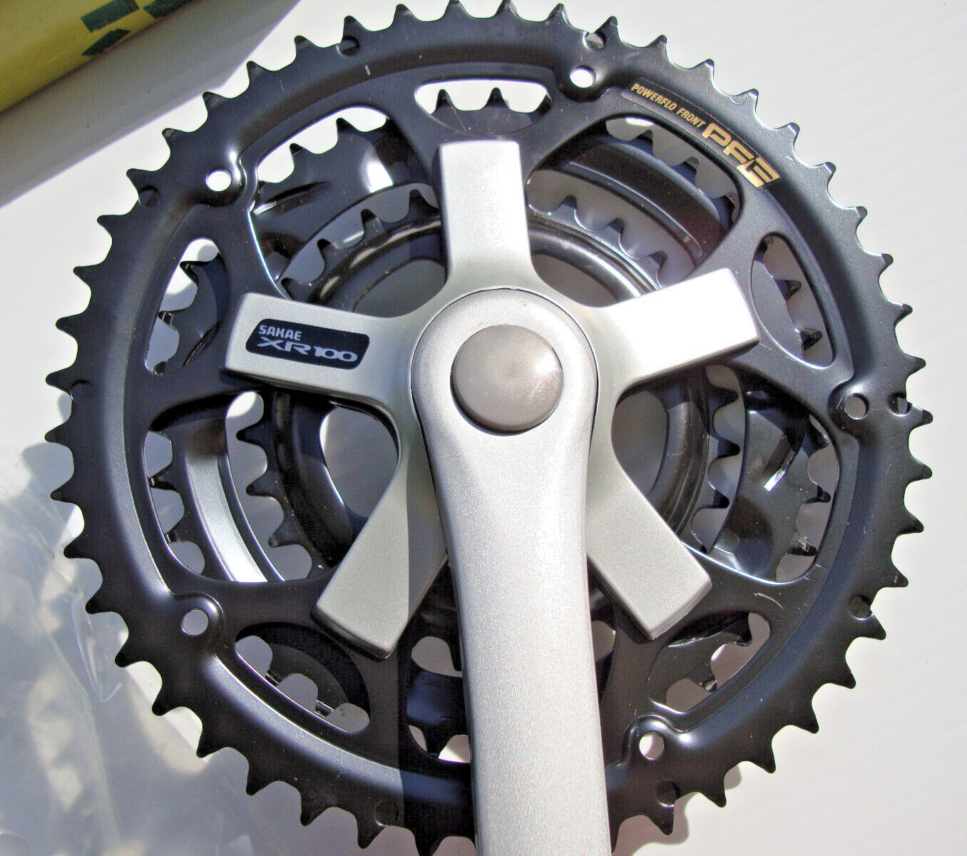 NOS Suntour Sakae SR XR100 MTB Bicycle Crank Set Tripple Trek Fuji Sugino 1990s