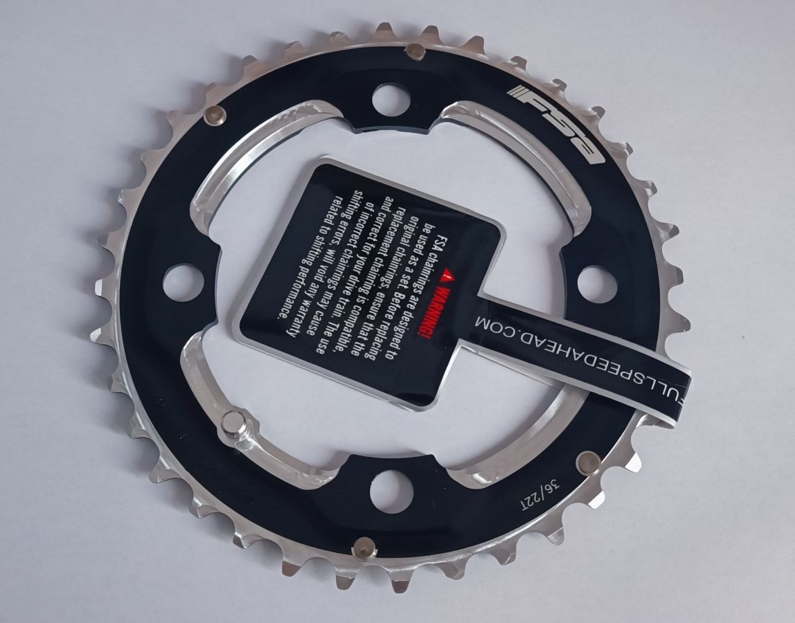 FSA chainring Pro MTB e-bike 36T 104 BCD alloy 4 holes bolts 104×36 black WB272B