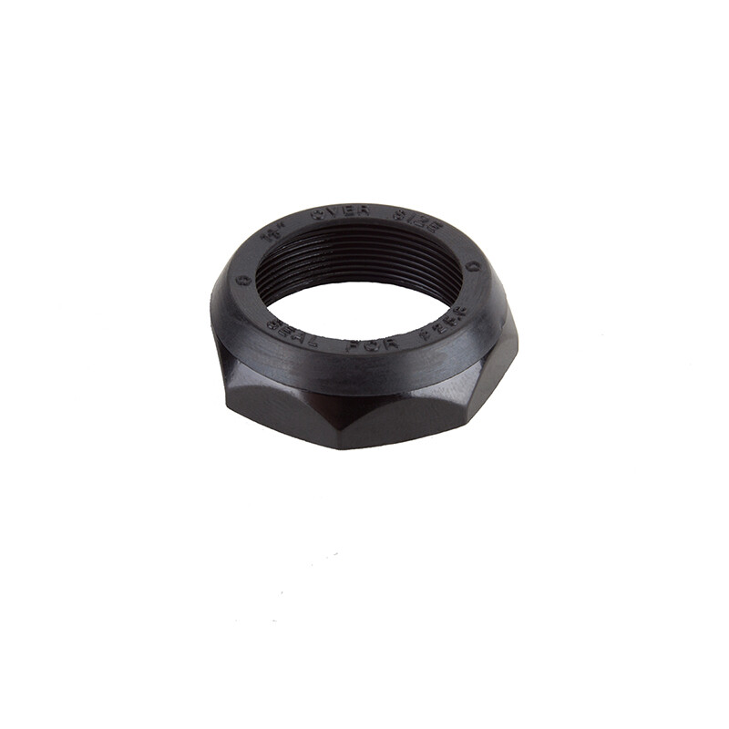Bicycle Headset Part Origin8 Top Lock Nut Threaded 1-1/8 Fork Black Each New