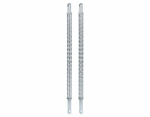 22″ LONG TRIPLE FLAT TWISTED STEEL SPRING FORK BARS IN CHROME FOR 26″ BIKES