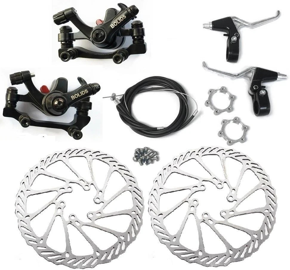 BB8 160mm Front and Rear Disc Brake Kit for 80cc Gas Motorized Bicycle