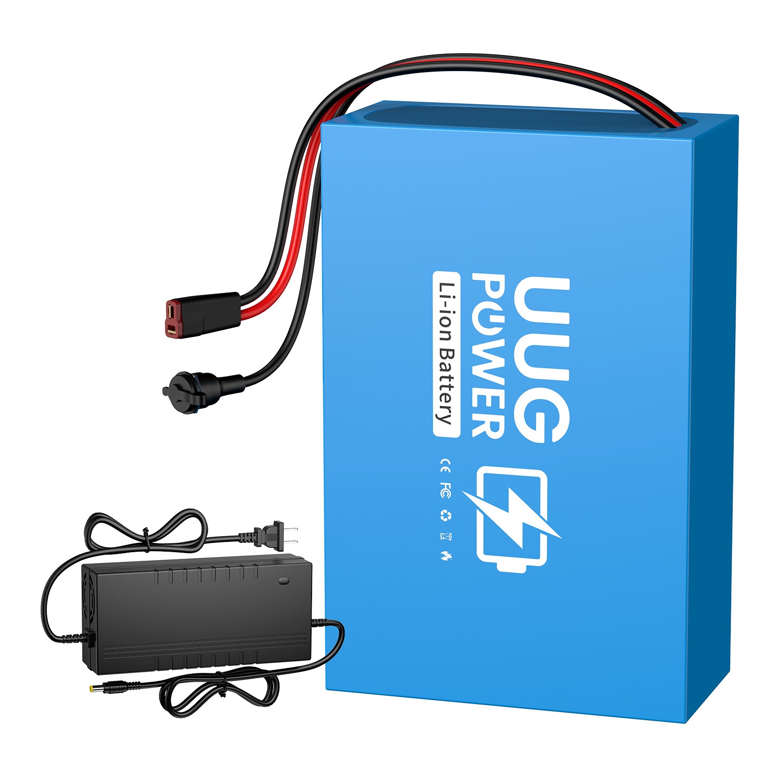 UUG Ebike Lithium Battery 36V 20Ah for 30A BMS 0-1000W Electric Bike Bicycle US