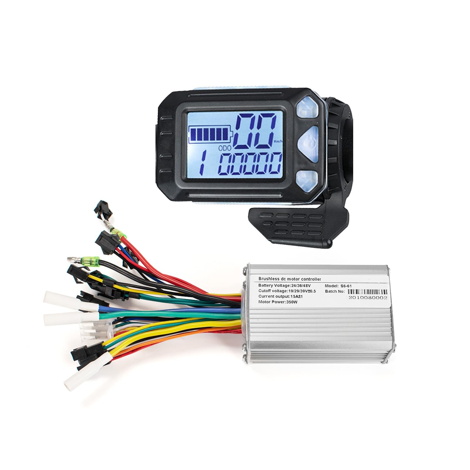 24V 36V 48V Ebike Controller Kit 350W Ebike Brushless Motor Controller with L…