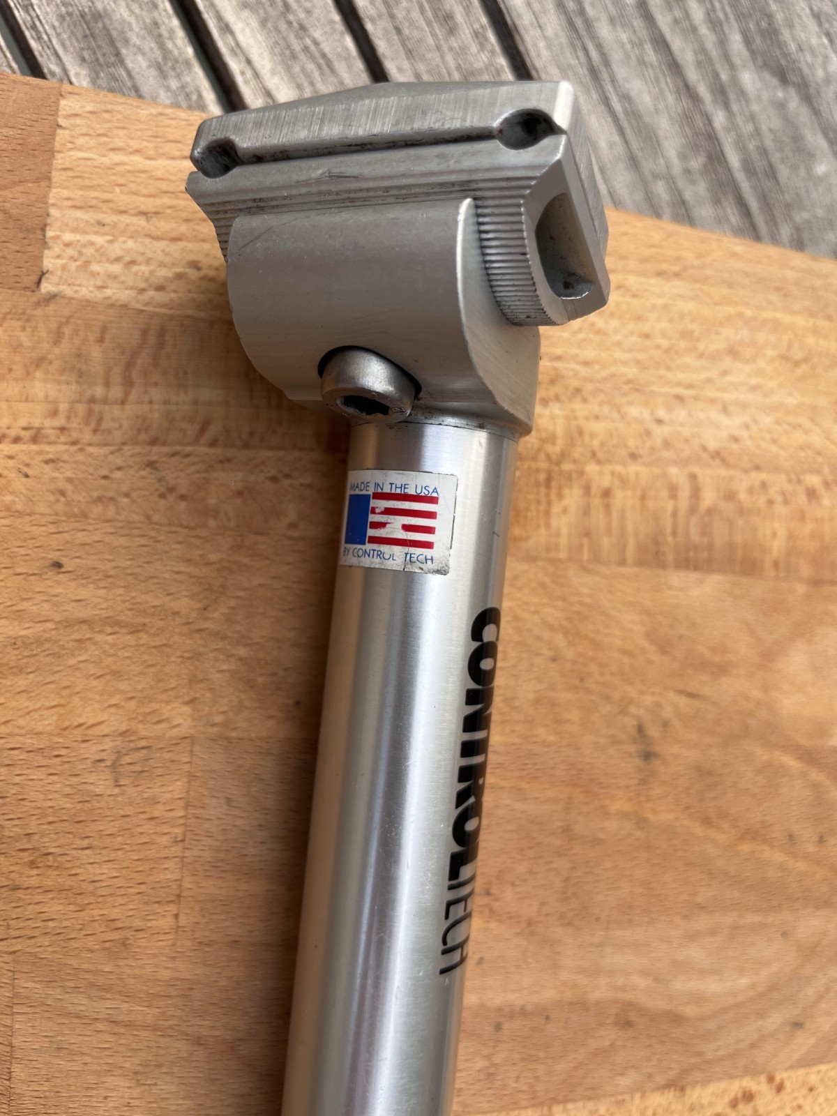 Vintage Control Tech Easton Seatpost – 27.2mm x 330mm silver