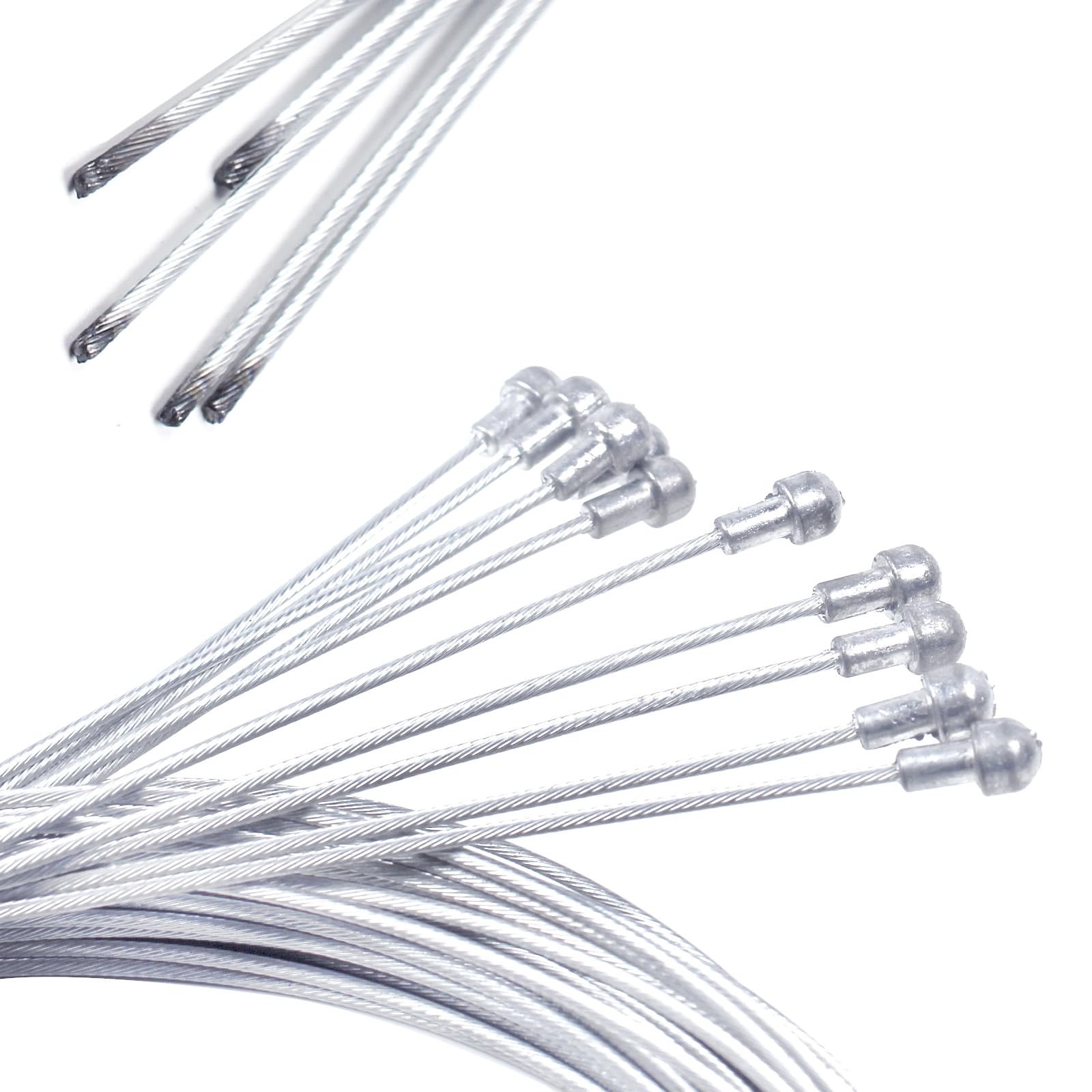 10PCS Bicycle Brake Cable, Bike Derailleur Shifter Cables,Front and Rear Brak…