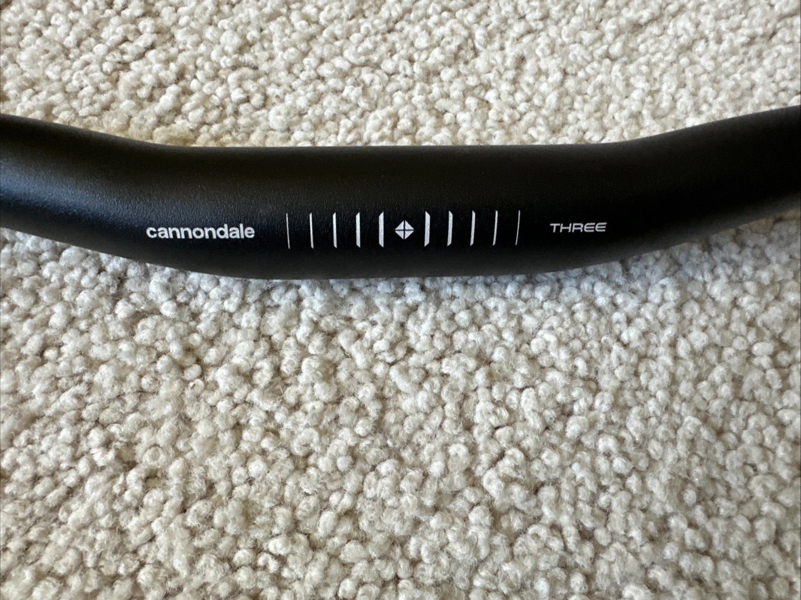 Cannondale Three MTB Flat Handlebar 780mm 62/50 32/10/12 Black Gravel Dirt