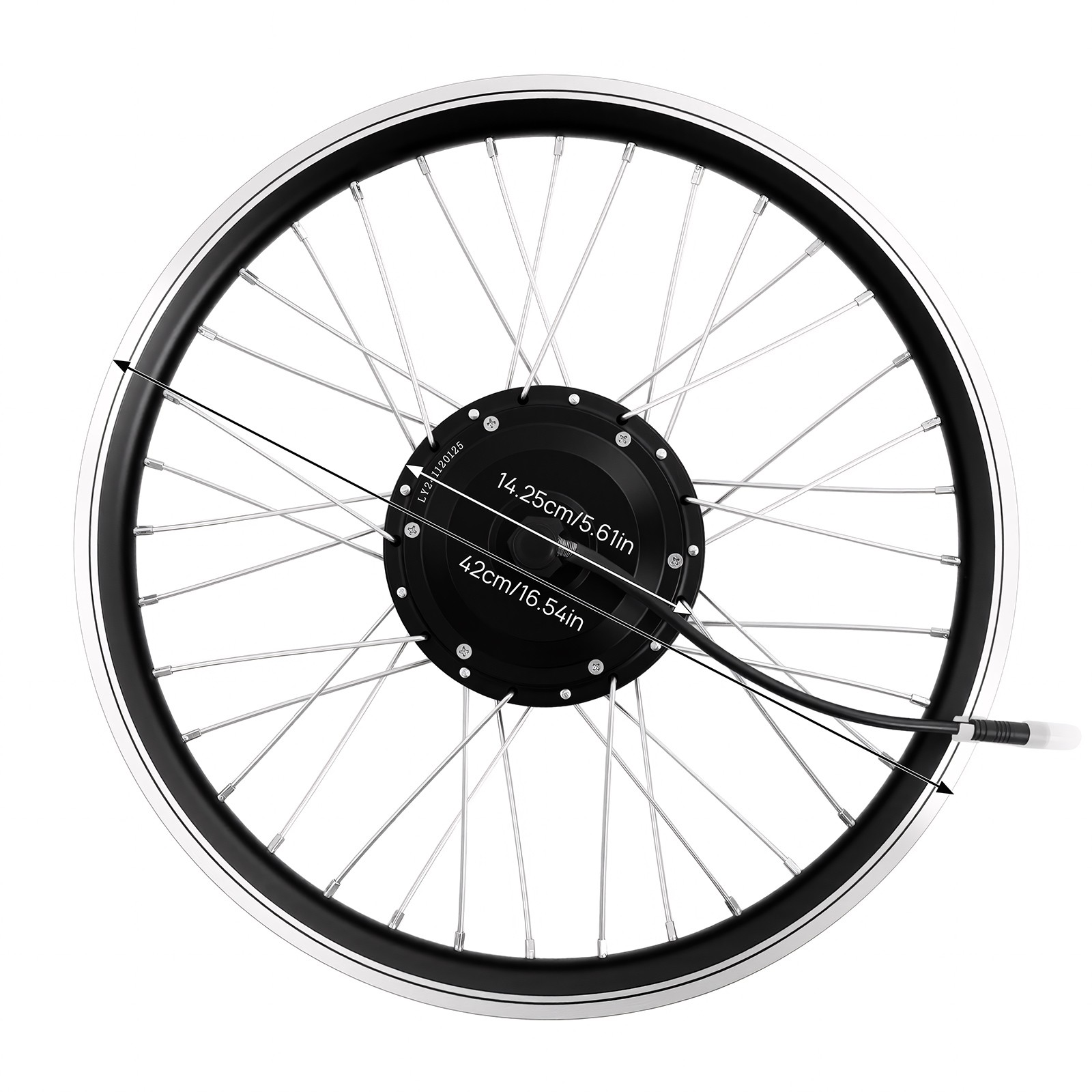 20″ Inch Front Wheel 36V Electric Bicycle Ebike Conversion Kit Hub Motor Cycling