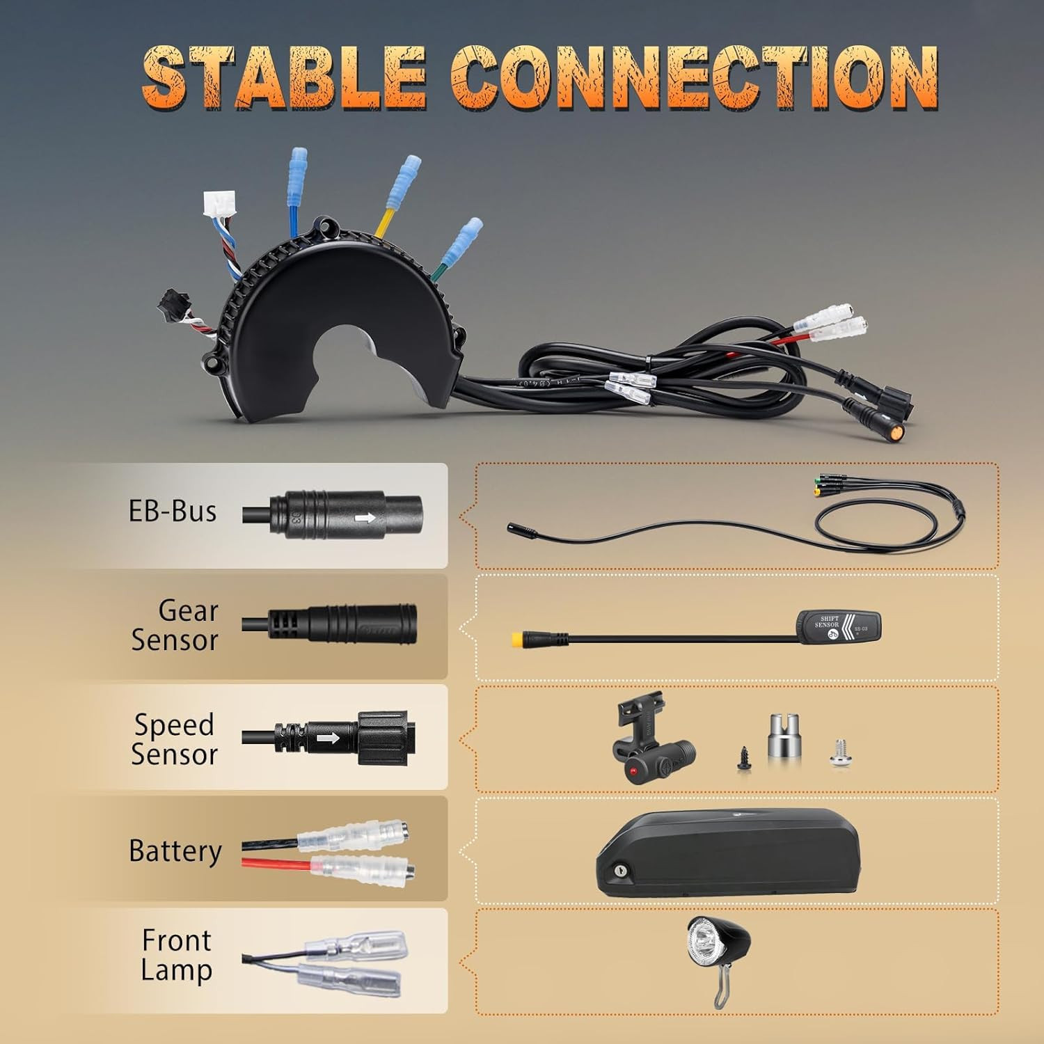 Controller 36V 250W/350W/500W/48V 500W/750W/1000W/ 52V 1000W for Mid Drive Contr