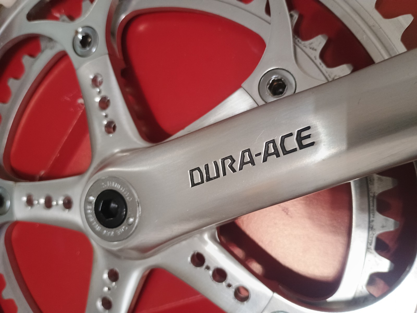 Nos Nib Vintage Crankset Shimano Dura Ace EX W Cut mm 170 Crankset 52/42