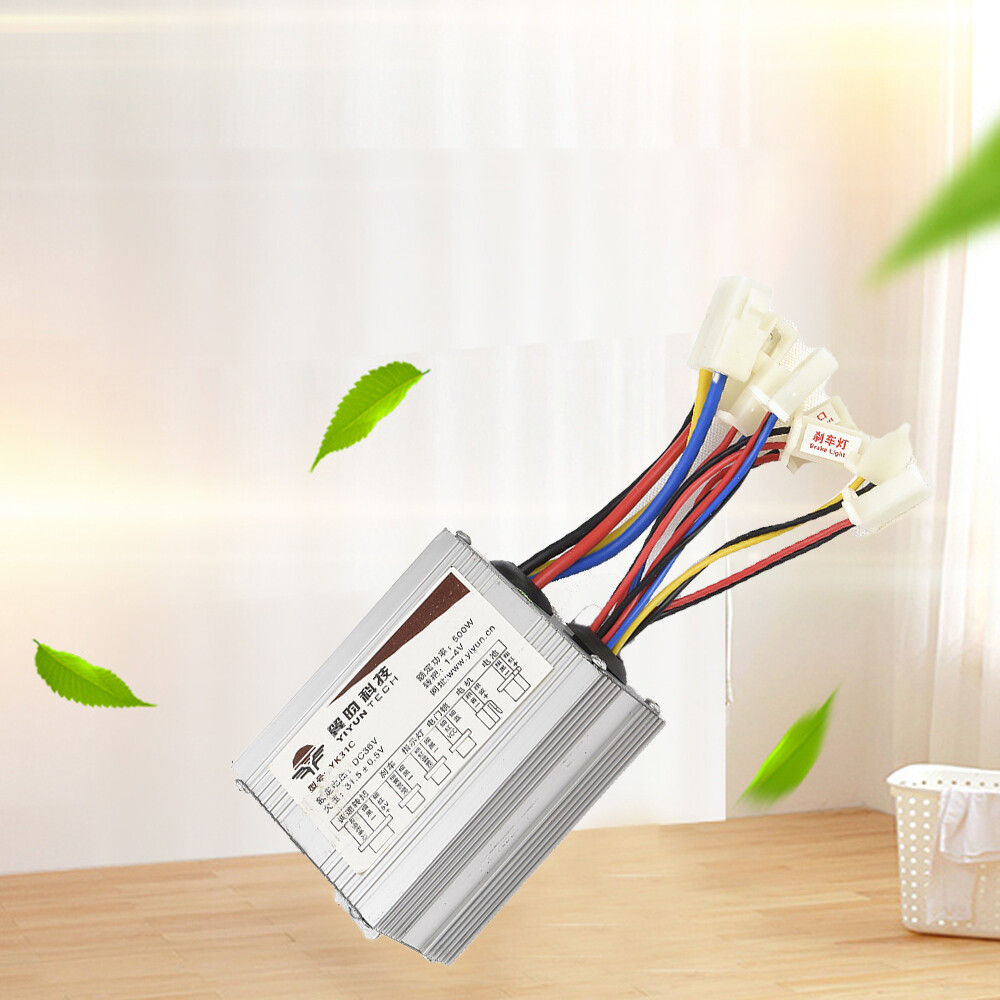 24V 36V 48V 500W Brush Controller For Electric Bike Scooter Speed Brush Motor