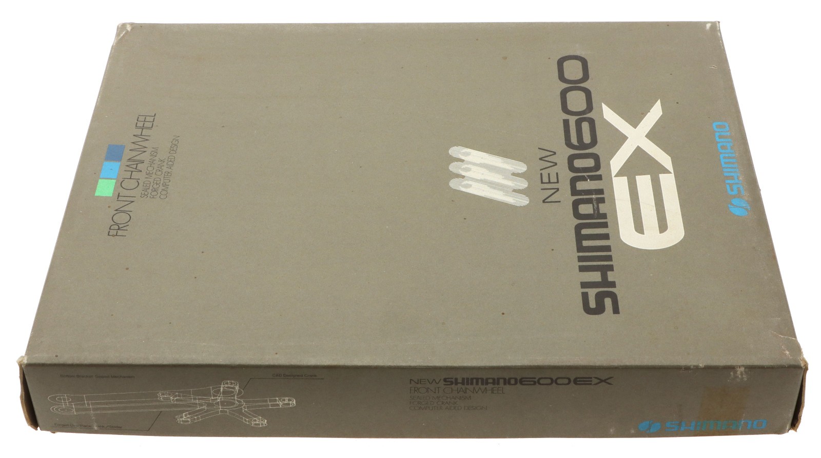 Shimano 600 EX FC-M6207 6 Speed Road Crank 165mm Silver 52/42 NOS NEW VINTAGE