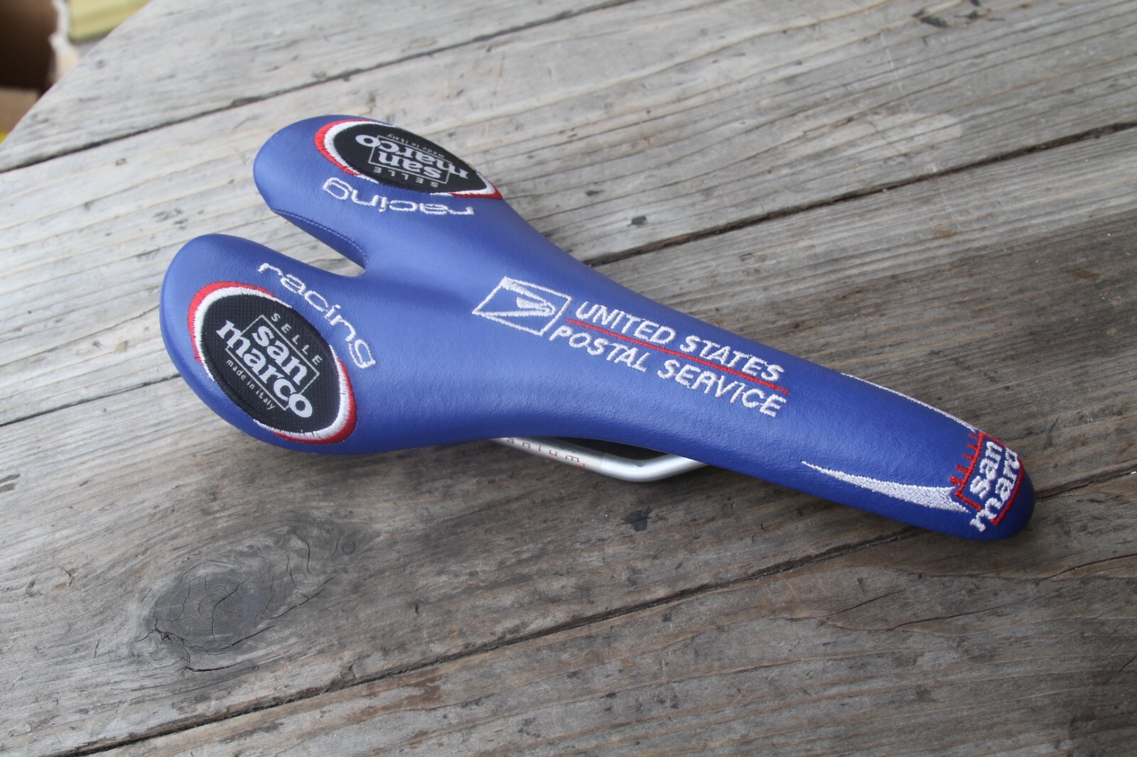 Selle San Marco USPS Postal Aspide Saddle Road Racing Titanium Rails Take Off