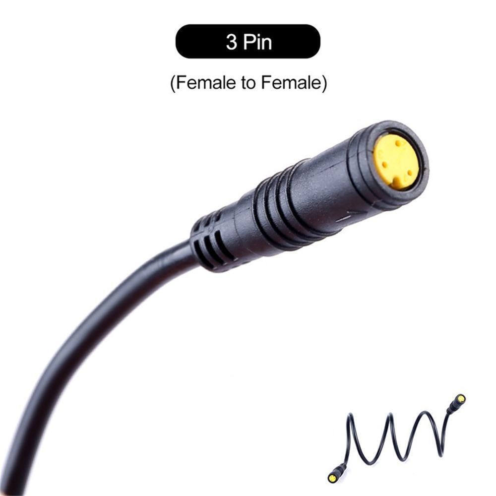 Extension Cable For BAFANG E-Bike Electric Bicycle 3-Pin Sensor Thumb Throttle