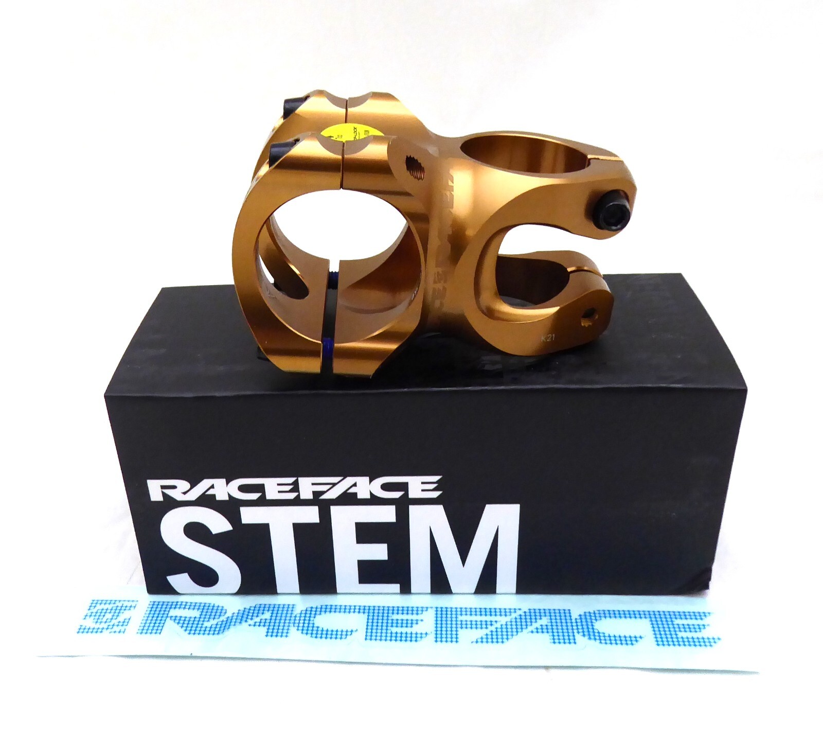 RaceFace Turbine R 35 Stem – 40mm, 35 mm Clamp, +/-0, 1 1/8″, Kash Money Gold