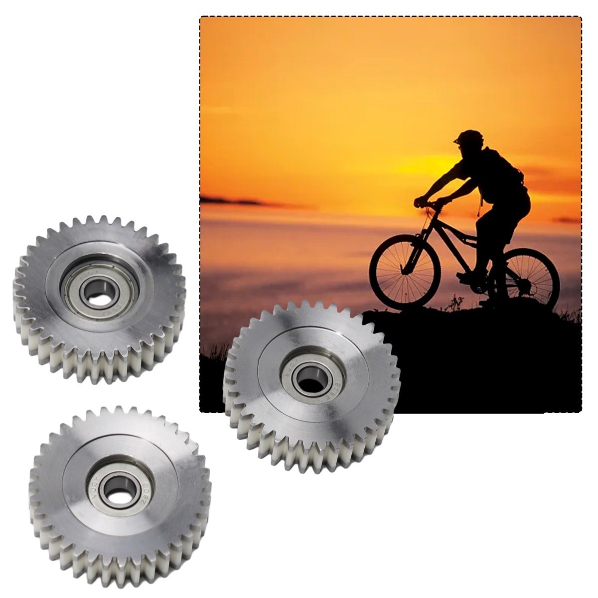 37x8x12mm47x8x13mm High Performance Gear With Bearing For Bafang250W500W