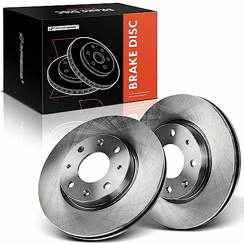 10.83 Inch (275mm) Disc Brake Rotors, 2-Pack | Compatible with Front Vented