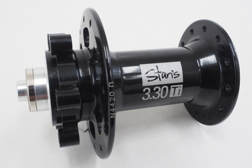 NEW Stan’s NoTubes 3.30Ti MTB Bicycle Hub Front 9x100mm Spacing 6Bolt DiscZH0114