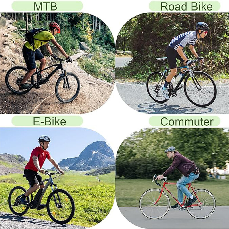120/160mm High Rise Handlebar 25.4x580mm Aluminum Riser Bar Folding MTB Cycling
